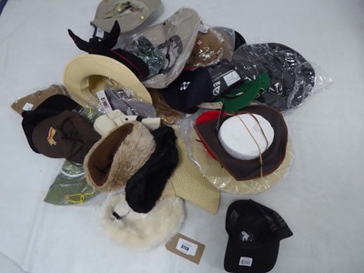 Lot 3720 - Selection of various hats