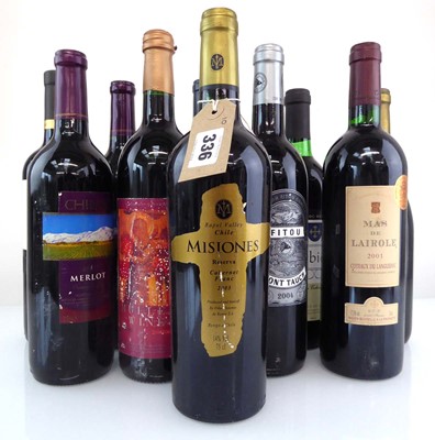 Lot 336 - 10 bottles of Red, 1x Misiones Reserva 2003...