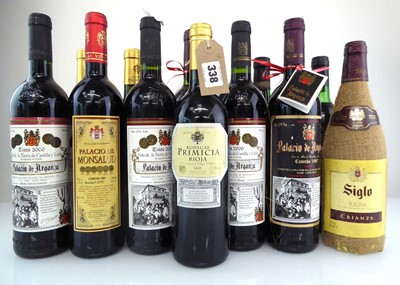 Lot 338 - 12 bottles of Spanish Red, 3x Bodegas Primicia...