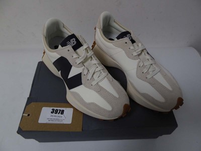 Lot 3978 - Boxed pair of ladies New Balance 327 trainers,...