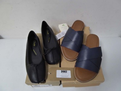 Lot 3982 - Boxed pair of ladies Cornwall Seasalt mules,...