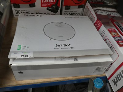 Lot 2555 - Samsung JetBot robotic vacuum cleaner (with...