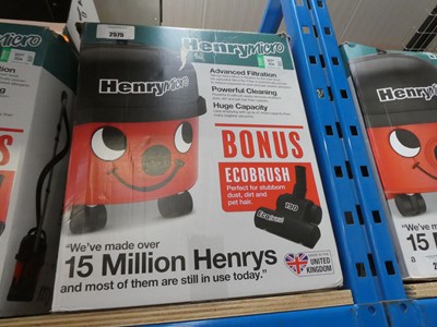 Lot 2575 - Henry Micro vacuum cleaner