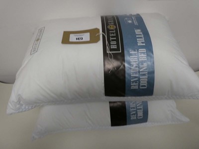 Lot 1473 - A pair of Hotel Grand reversible cooling pillows.