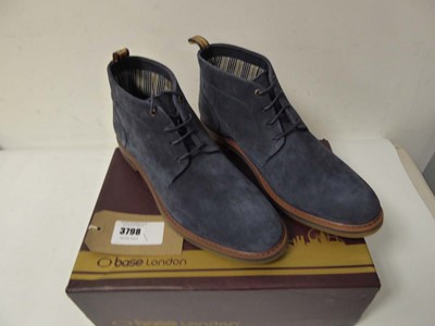 Lot 3798 - Boxed pair of men's Base London suede ankle...