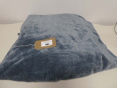 Lot 1481 - A large blue throw.