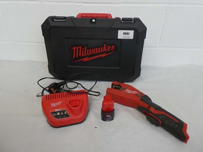 Lot A cased Milwaukee C12 PC 12V Sub compact...