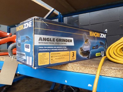 Lot 4060 - Work Zone 240v angle grinder