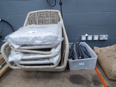 Lot 4084 - Assortment of garden furniture parts