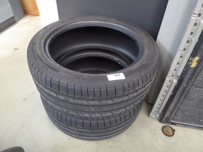 Lot 4177 - 2 Dynamo 245/5-45ZR18 tyres