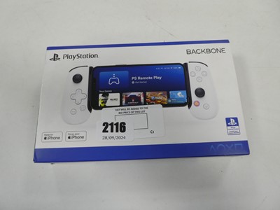 Lot 2116 - PlayStation Back Bone, boxed