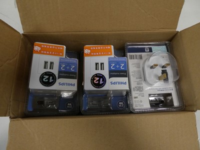 Lot 2122 - Box containing various USB plugs