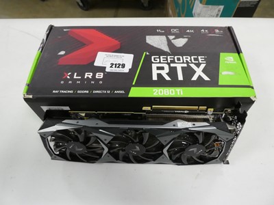 Lot 2129 - Boxed Nvidia GeForce RTX XLR8 2080TI graphic...