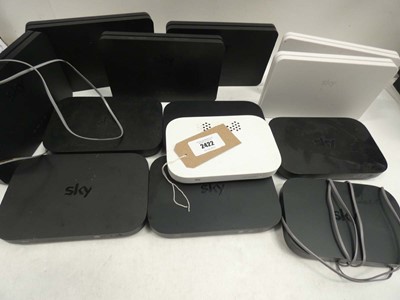 Lot 2422 - Quantity of Sky Q Mini TV boxes and routers