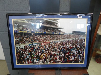 Lot 5002 - Pair of motor racing related photographic prints