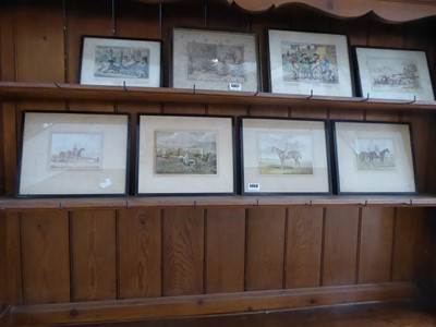 Lot 5059 - Four framed and glazed horse racing prints