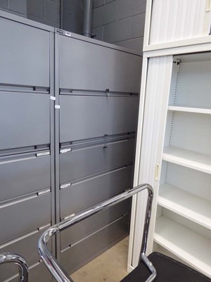 Lot 4330 - Triumph 6-drawer large office filing cabinet