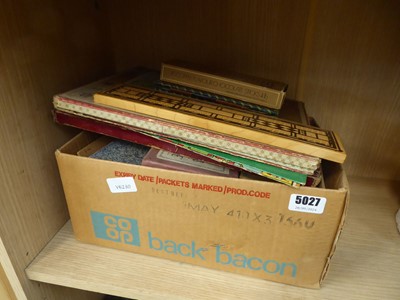 Lot 5027 - Box containing a qty of board games and...