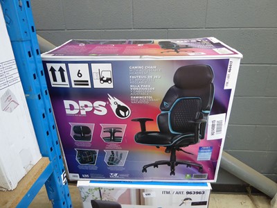 Lot 4290 - DPS gaming chair with adjustable headrest, in box