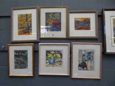 Lot 5076 - Six oil paintings by Janet Ironside to include...