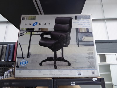 Lot 4354 - Lazyboy Executive swivel office chair