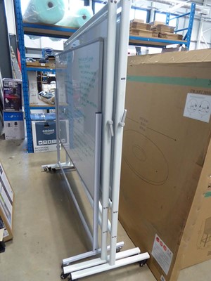 Lot 4358 - 3 office whiteboards on wheels