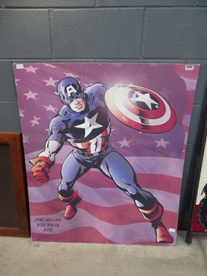 Lot 5035 - Captain America poster