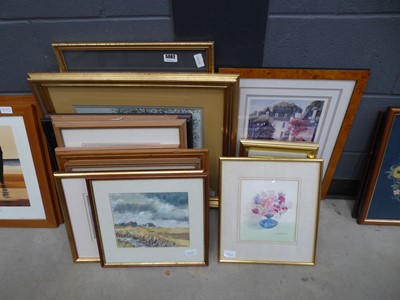 Lot 5082 - Quantity of watercolours and prints to include...