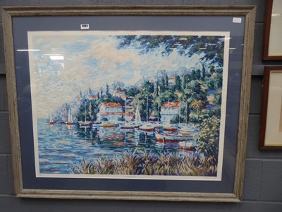 Lot 5083 - Artist's proof print entitled "Emerald coast"