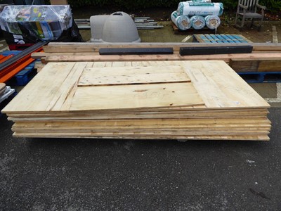 Lot 4201 - Assortment of used plywood sheets