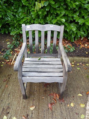 Lot 4205 - Wooden garden chair