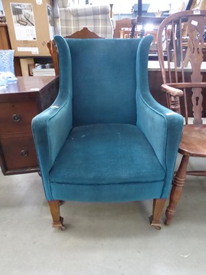 Lot 5097 - Upholstered Edwardian armchair