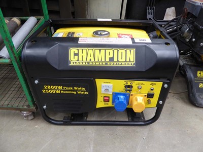 Lot 4365 - Champion 2500w generator