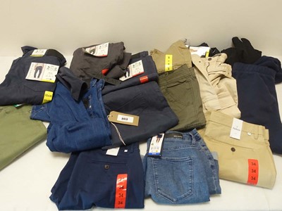 Lot 3412 - 15 Pairs of mixed trousers/Shorts to include...