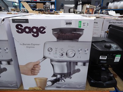 Lot 3006 - Sage Barista Express Impress coffee machine