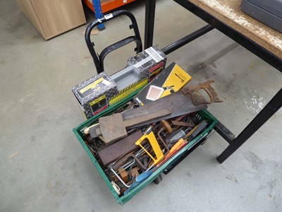 Lot 4484 - 4 Wheel trolley with tools, to include...