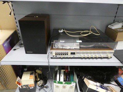 Lot 2216 - National Panasonic turn table receiver and...