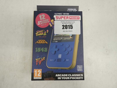 Lot 2015 - SuperPocket Capcom Edition retro handheld game...