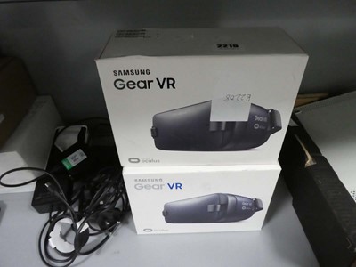 Lot 2219 - 2 boxed Samsung VR head sets