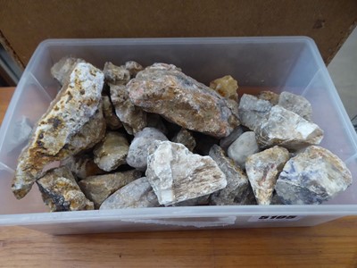 Lot 5105 - Box containing various stone examples