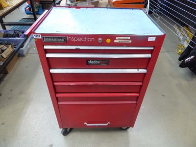 Lot 4503 - International Inspection 5 drawer toolbox,...