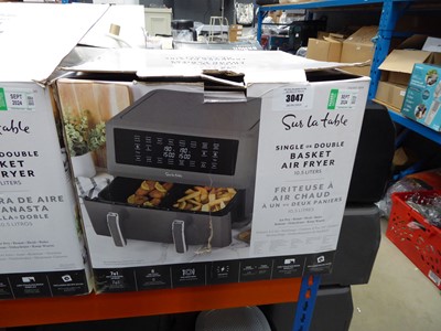 Lot 3047 - Dual basket air fryer