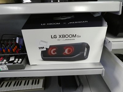 Lot 2264 - LG Xboom Go PN7 portable bluetooth speaker...