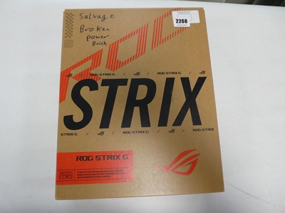 Lot 2268 - Boxed ROG Strix G laptop, no psu, s/n...