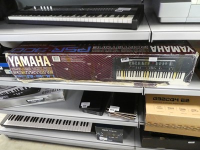 Lot 2269 - Boxed Yamaha Portatone PSR300 electronic keyboard