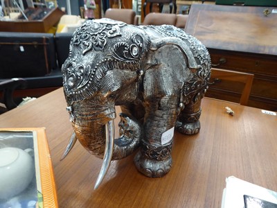 Lot 5204 - Resin figure of Indian elephant