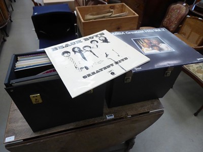 Lot 5208 - 2 boxes containing vinyl records