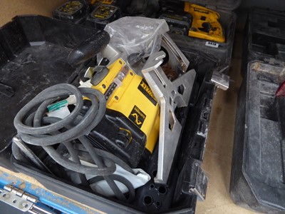 Lot 4418 - Dewalt 110v router in case