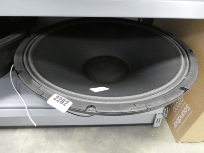 Lot 2282 - Pair of bass speakers