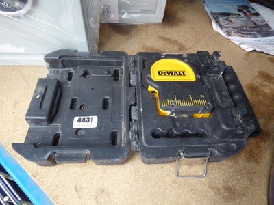 Lot 4431 - Dewalt laser level